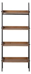 Shelves Black Beige Iron Fir wood 63 x 42 x 156 cm