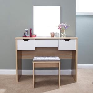 Elizabeth 3 Drawer Dressing Table Set with Mirror