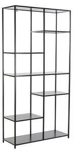 Shelves DKD Home Decor Black Metal (90 x 33 x 180 cm)