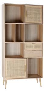 Shelves Home ESPRIT Natural Paolownia wood MDF Wood 90 x 37 x 189 cm