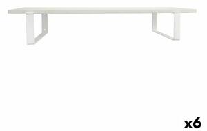 Shelve Confortime White MDF Wood 80 x 23,5 x 1,5 cm (6 Units)