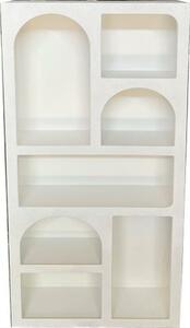 Shelves Home ESPRIT White MDF Wood 80 x 26 x 180 cm