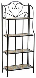 Shelves Alexandra House Living Black Iron Tile 27 x 133 x 57 cm