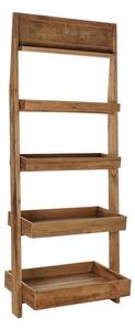 Shelves DKD Home Decor Natural Recycled Wood 4 Shelves (80 x 50 x 200 cm)