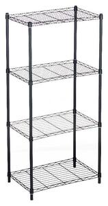 Shelves 56 x 35 x 120 cm Black Metal Plastic