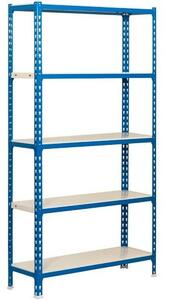 Shelves SimonRack Blue White Metal 180 x 80 x 40 cm