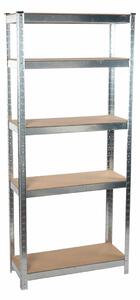 Shelves Kinzo Wood Stainless steel 5 Shelves 750 kg 75 x 30 x 172 cm