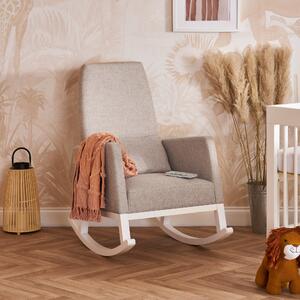 Obaby High Back Rocking Chair Silver