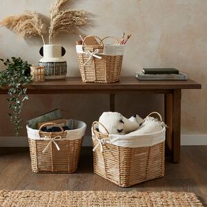 Set of 3 Round Purity Baskets Natural