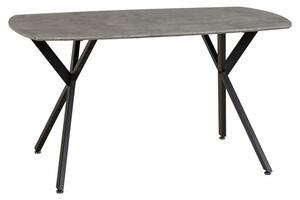 Athens 4 Seater Rectangular Dining Table, Grey