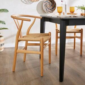 Lara Wishbone Dining Chair, Beech Wood