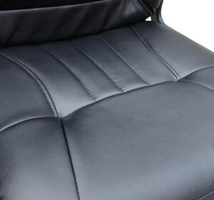 HOMCOM Swivel Executive Office Chair, PU Leather Computer Desk Chair, Gaming Seater, Home Office Chair, Ergonomic Design, Black Aosom UK