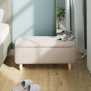 Florence End of Bed Storage Ottoman Stone