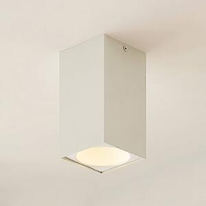 Arcchio Hinka ceiling light, angular, 18 cm, white