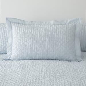 Edison Textured Pale Blue Oxford Pillowcase