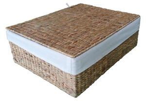 Water Hyacinth Underbed Hamper Storage Basket