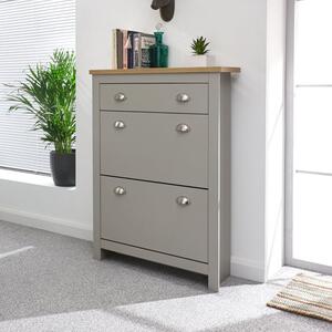 Lancaster Shoe Storage Cabinet, Grey