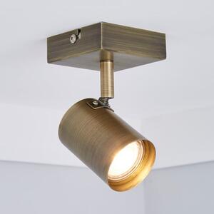 Newark Antique Bronze Semi Flush Spotlight