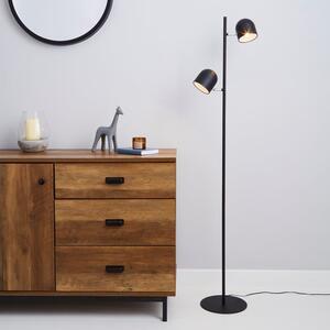 Harme 2 Light Black Touch Dimmable Floor Lamp