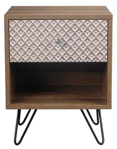 Casablanca 1 Drawer Bedside Table