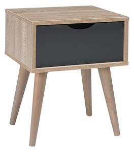 Scandi 1 Drawer Bedside Table