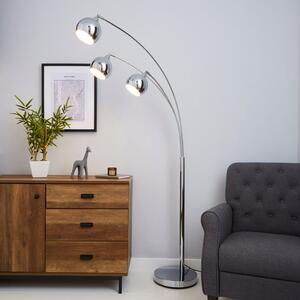 Herm 3 Arm Arc Floor Lamp