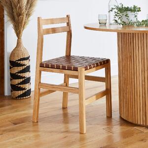 Amari Dining Chair, Natural Brown