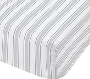 Bianca Check Stripe 100% Cotton Fitted Sheet