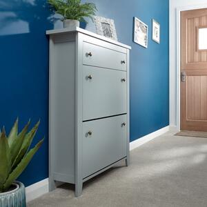 Deluxe Two Tier Shoe Storage Cabinet