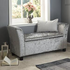 Verona Crushed Velvet Ottoman Window Seat