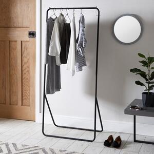 Metal Clothes Rail, Black
