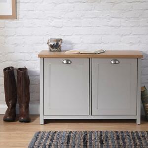 Return - Lancaster Shoe Cabinet, Grey