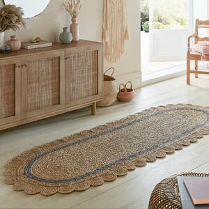 Grace Jute Runner Grey