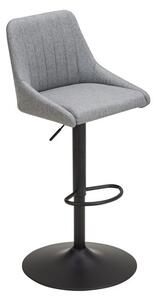 Kenton Adjustable Height Swivel Bar Stool, Fabric