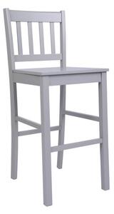 Brixton Bar Height Stool, Grey