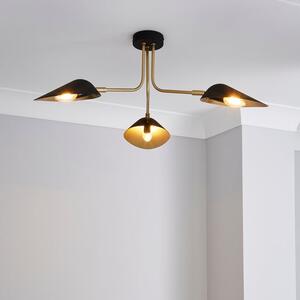 Savona 3 Light Semi Flush Ceiling Light