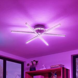 Lindby Lansson LED RGB ceiling light, three-bulb