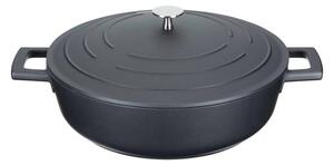MasterClass Non-Stick Cast Aluminium Shallow Casserole Dish, 28cm