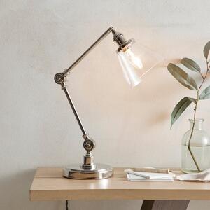 Dorma Purity Nickson Task Table Lamp