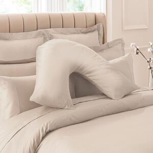 Dorma Smooth & Soft 300 Thread Count Cotton Sateen V-Shaped Pillowcase