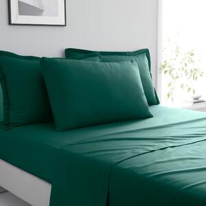 Pure Cotton Box Pillowcase Green