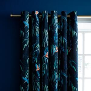 Kingfisher Eyelet Curtains