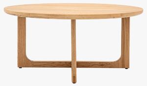 Whittle Round Coffee Table in Natural