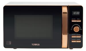Tower Rose Gold 800W 20 Litre Digital Microwave White