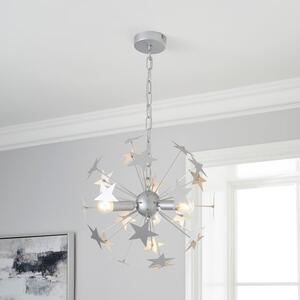 Star Sputnik 6 Light Semi Flush Ceiling Light