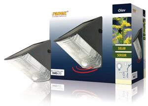 Ranex Solar Wall Light with PIR Sensor 0.5 W Black 5000.261