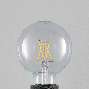 LED bulb E27 4 W 2,700 K G95 globe, filament clear