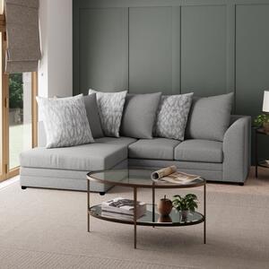 Washington Chenille Combo Small Corner Sofa