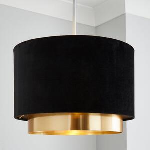 Nesa Two Tier Velvet Lamp Shade