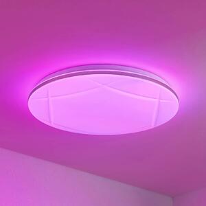 Lindby Favoria LED ceiling light, RGBW, CCT, 49 cm